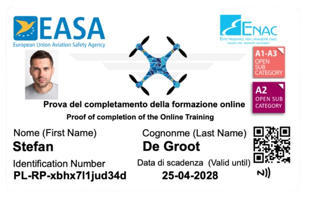drone bewijs italie